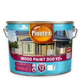 Pinotex WOOD PAINT DUO VX+ BC 9.4L Краска для деревянных фасадов 2в1 Грунтовка и финишное покрытие ТОЛЬКО ДЛЯ ТОНИРОВАНИЯ