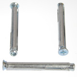 Steel Frame Fixings with Flat Countersunk Head Screw LO 10/72 (100)