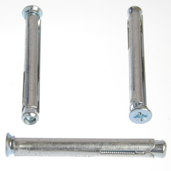 Steel Frame Fixings with Flat Countersunk Head Screw LO 10/132 (100)