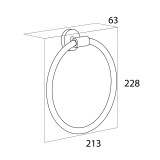 BOSTON Кольцо для полотенца