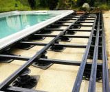 Terrace board support adjustable foot 70-120mm