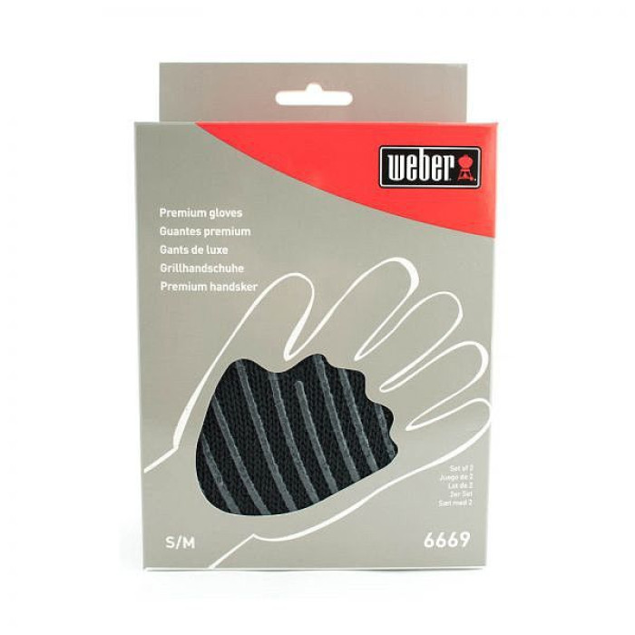 Size heat resistant S/M, Premium black, Barbecue Gloves