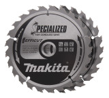 Zāģripa kokam T.C.T. 165X1.4X20mm 23° T25 EFFICUT B-62985 MAKITA