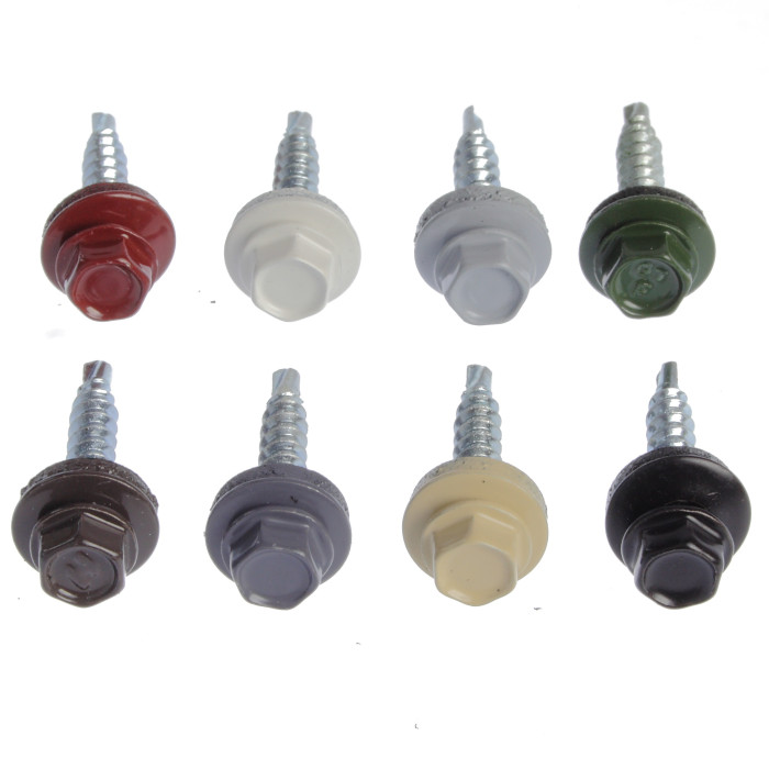 Roofing Screw with Washer  4.8x28 (RR29 red) (250)