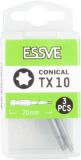Uzgaļi koniskie TX10X70mm 3gab/iep., ESSVE 9980308