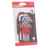 DRAUMET Torx key wrench set 9pcs T10-T50