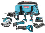 Набор аккумуляторных инструментов MAKITA DLX6038T