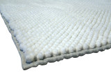 Bathroom rug "DROP", 50 × 80 cm, white