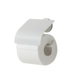 URBAN toilet paper roll holder with lid, white