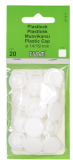 Essve Decorative Plastic Caps White 20pcs. 511211