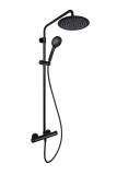 Shower thermostat THERMO-15 (BK) + shower set OLO (BK) black 02593