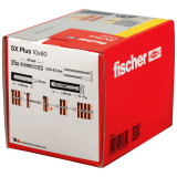 Дюбель FISCHER нейлоновый SX Plus 10x80, 25 шт.