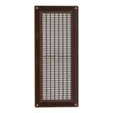 вентиляционная решетка пластмассовая, 130x300mm, коричневая