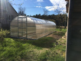 Greenhouse KLASIKA 18 (3x6m) with bases and 4mm polycarbonate