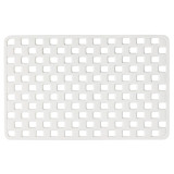 DOBY antislip bathmat, white, 38x75 cm