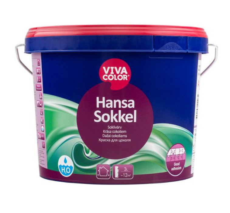 Vivacolor HANSA SOKKEL C 2.7l Waterborne socket paint