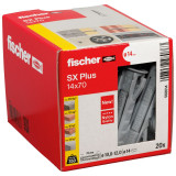 FISCHER Nylon plug SX Plus 14x70, 20 pcs.