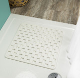 DOBY showermat, white, 50x50 cm