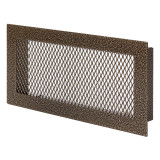 grille fireplace, 400x180mm, antique copper