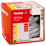 FISCHER Nylon plug SX Plus 10x50, 50pcs