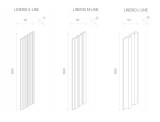 Linear wall panels Linerio S-Line natur black 2.65m