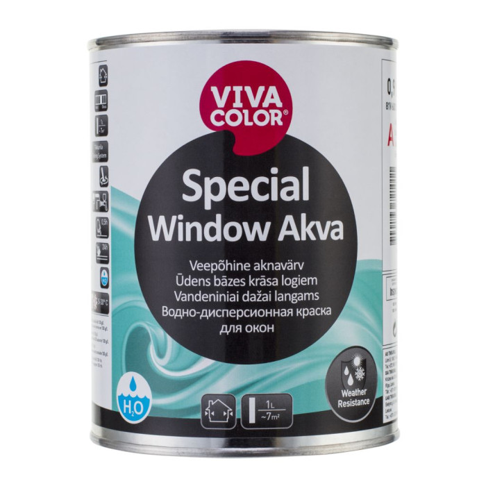 Vivacolor Special Window Akva A 0.9L Window Paint