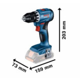 CORDLESS DRILL/DRIVER GSR 18V-45 without battery and charger BOSCH 06019K3200