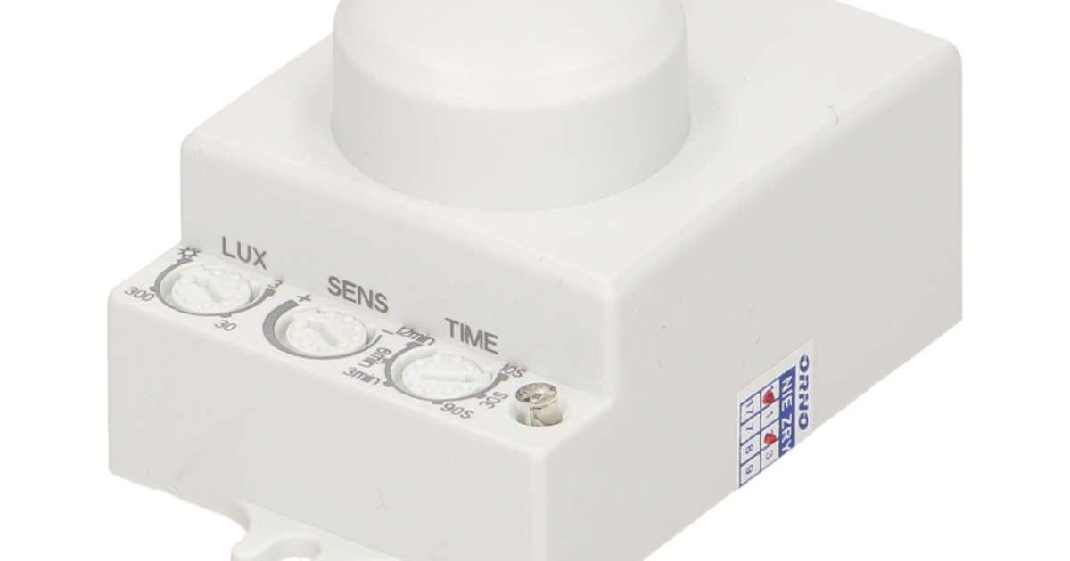 Mikrovilnu sensors 360? 1-8m 3-2000LUX 1200W CW radar ISM