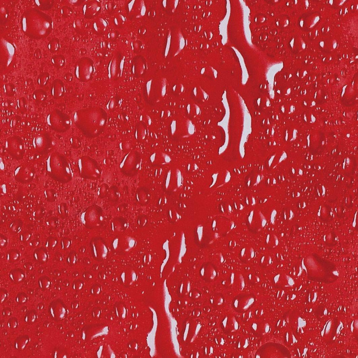 627-83 Aizkars WATER sarkans 180x200 12riņķi