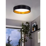 Griestu gaismeklis MASERLO 2 meln./zelt. EGLO LED 20W 2400Lm D380 99539