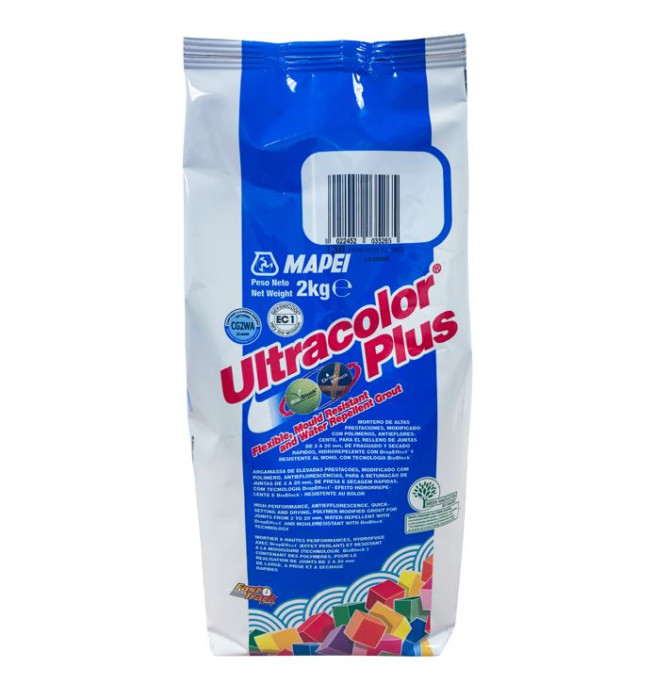 Mapei ULTRACOLOR Plus 114 2kg Tile Grout ANTHRACITE 