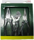 Hand tool set, 3 pcs, Bosch 2607017345