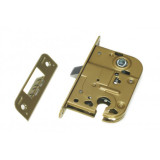lock+striker plate (for flush door)+screws golden