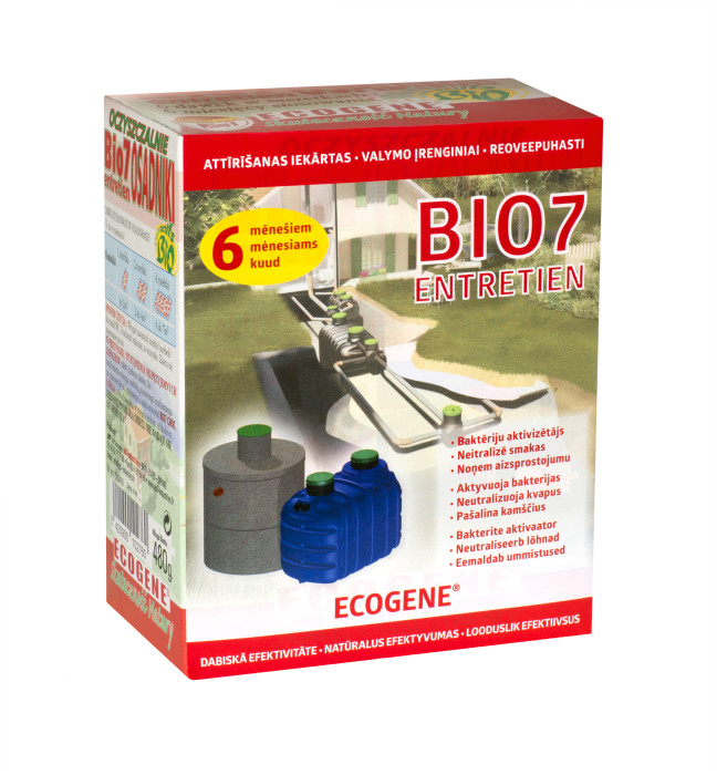 Bioactivator BIO7 Entretien for septic tanks