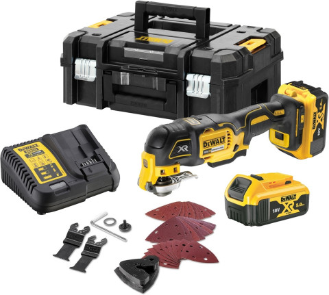 Akum. Multi instruments/ daudzfunkciju instruments DCS356P2-QW 18V Li-Ion XR 2x5.0Ah +pied., DEWALT