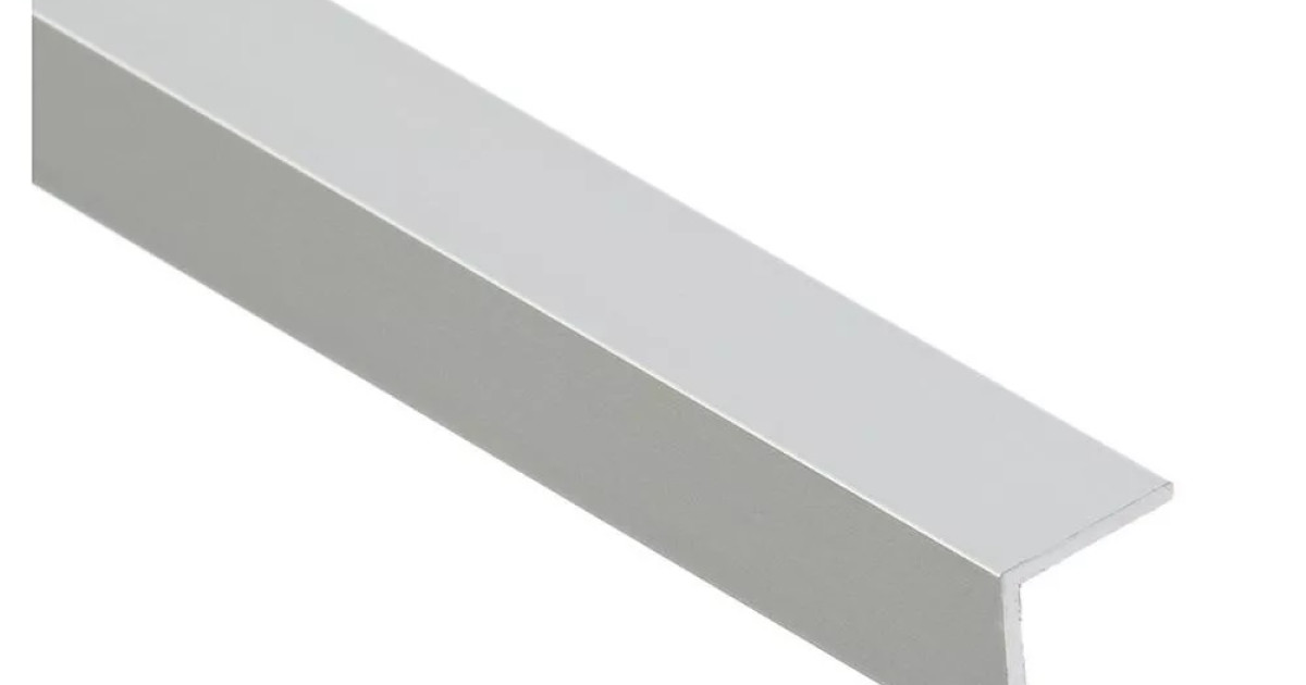 Profils alumīnija 20x20mm 2m L veida