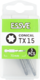 ESSVE nozzles conical TX15x70 3pcs. 9980412