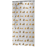 DUCKLING shower curtain vinyl, yellow, 180x200cm