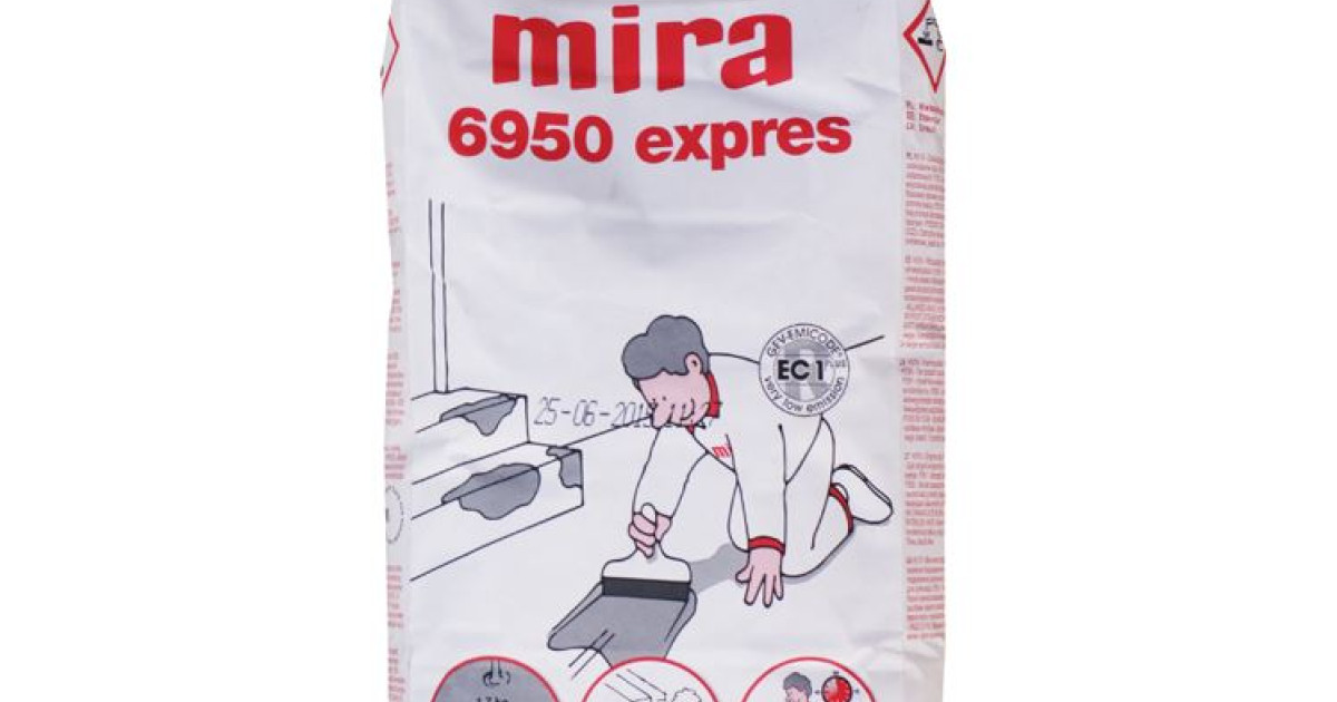 mira 6950 EXPRESS 15kg 0-20mm fine grained repair mortar (CT-C40-F6)