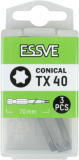 Наконечники ESSVE конические TX40x70 3шт. 9980314