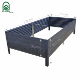 Raised bed Klasika Woodlook. 1500x750x300mm Gray