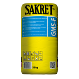 Sakret GMS-F, 25kg,  Mortar for masonry of aerated concrete or gas silicate blocks with antifreeze additive (grey)