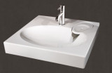 PAA washbasin CLARO 600x600 white 