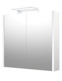 KAME Spoguļskapis LUNA 75cm LED,spīdīgi balts,1405411 xx
