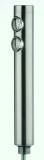 BOSTON shower head "Tube", brushed stainless steel