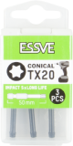 Essve nozzles IMPACT TX20x50mm, 3pcs / pack, 9980262